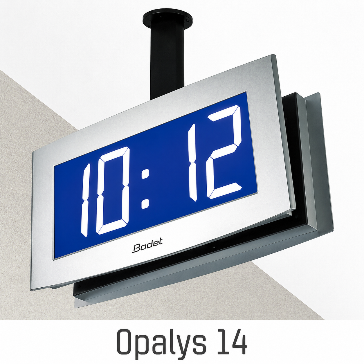 Digitális beltéri óra - Opalys 14 - LCD háttérvilágítással - 14 cm - Image 3