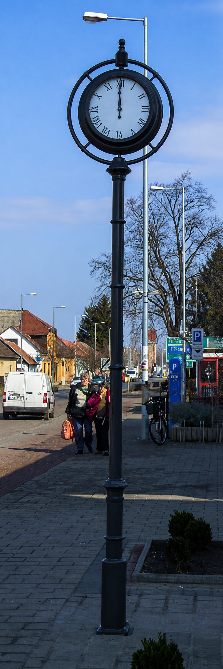Analóg kültéri óra - PI-ÜV45 ALPHA köztéri 2 oldalas óra - Image 4